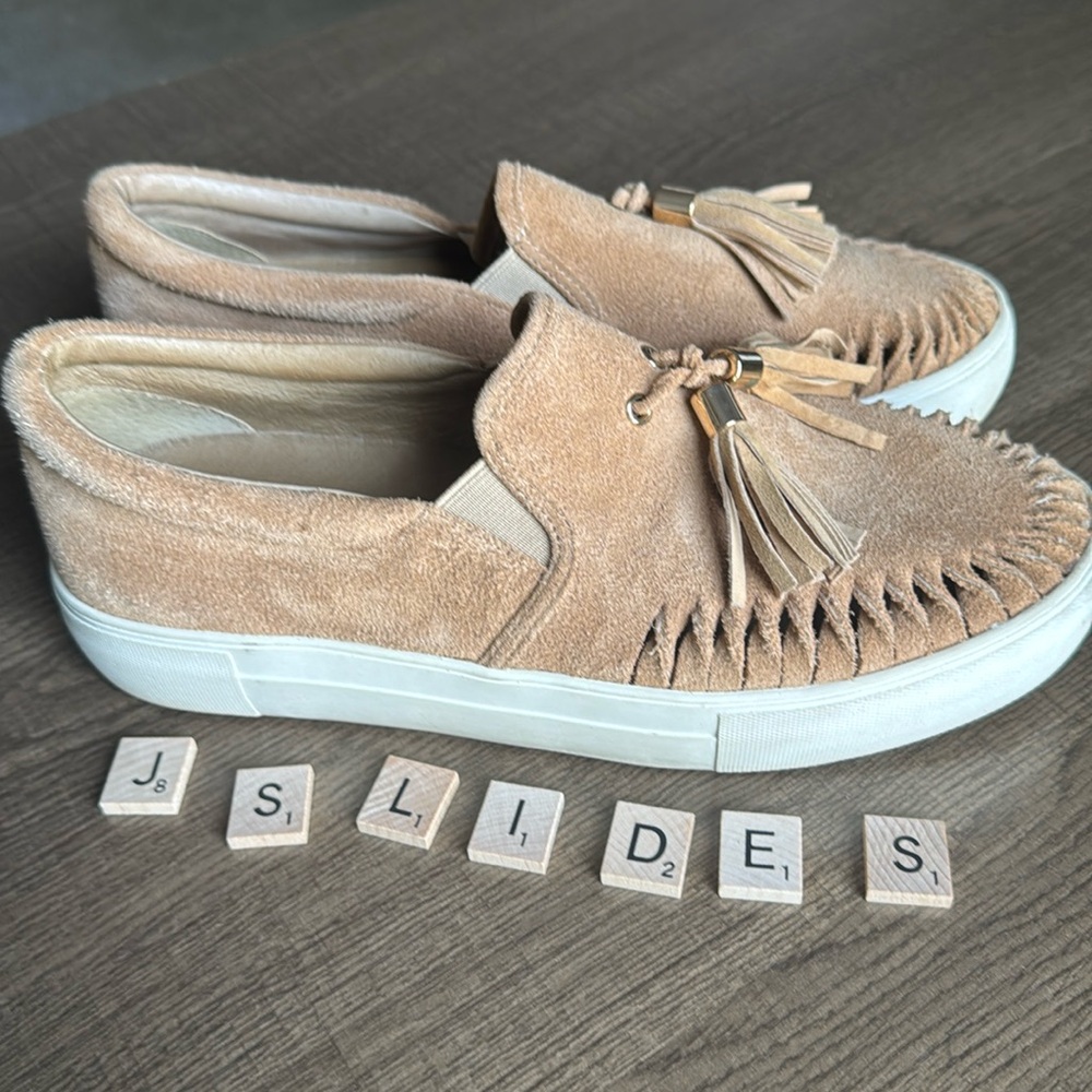 J Slides suede sneakers